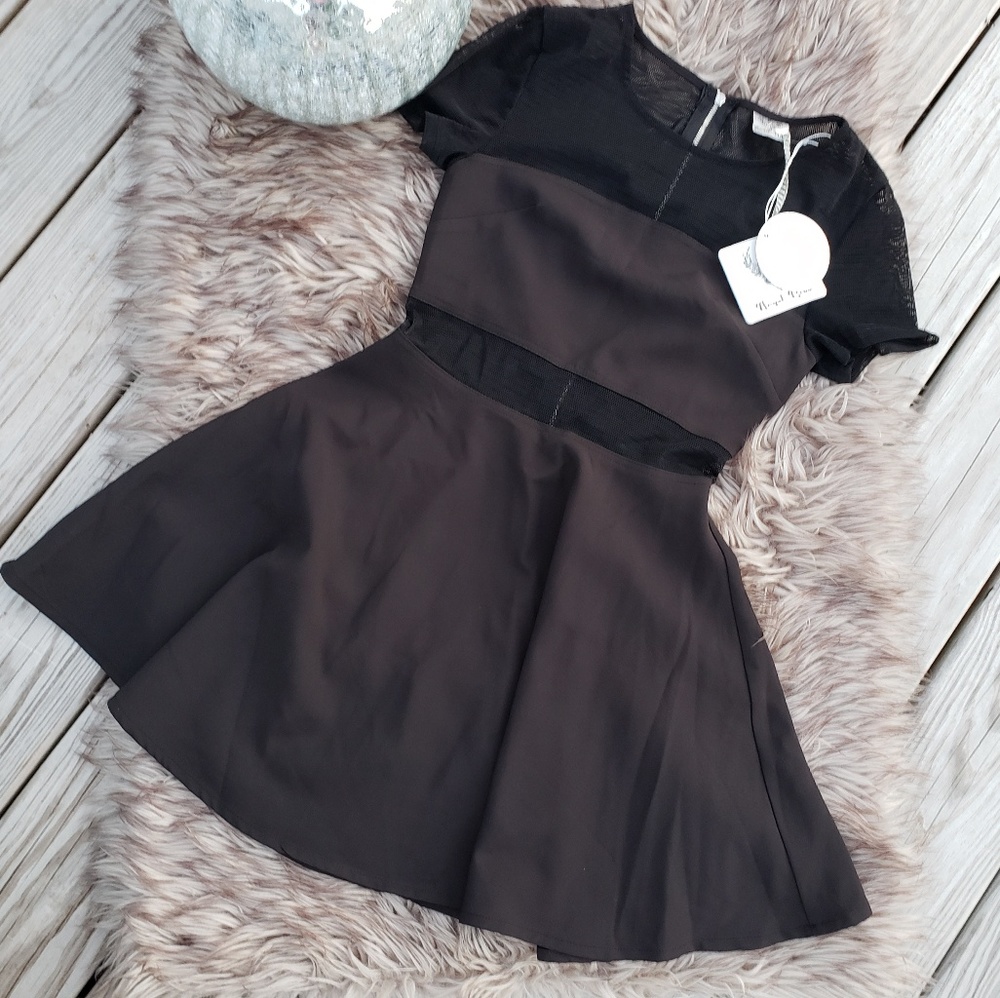 Beginning Boutique Angel Biba Mesh Party Dress